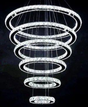 Modern Crystal Stair Chandelier