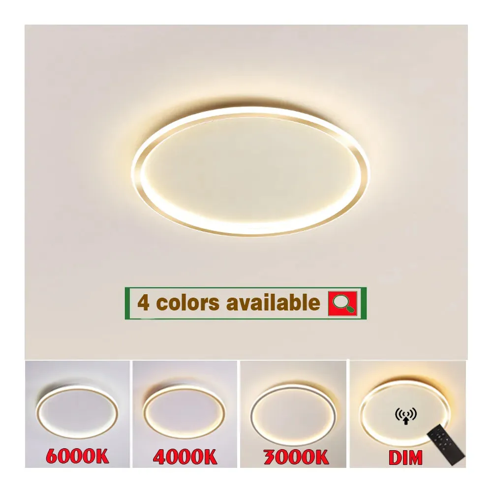 Modern Hanging Ceiling Lamps - LED Panel Lights for Bedroom, Dining Room, and More