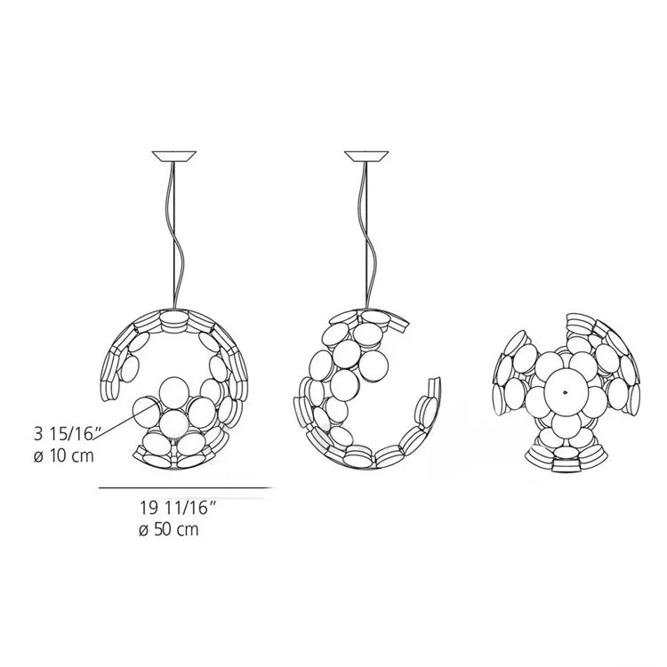 Moon LED Chandelier
