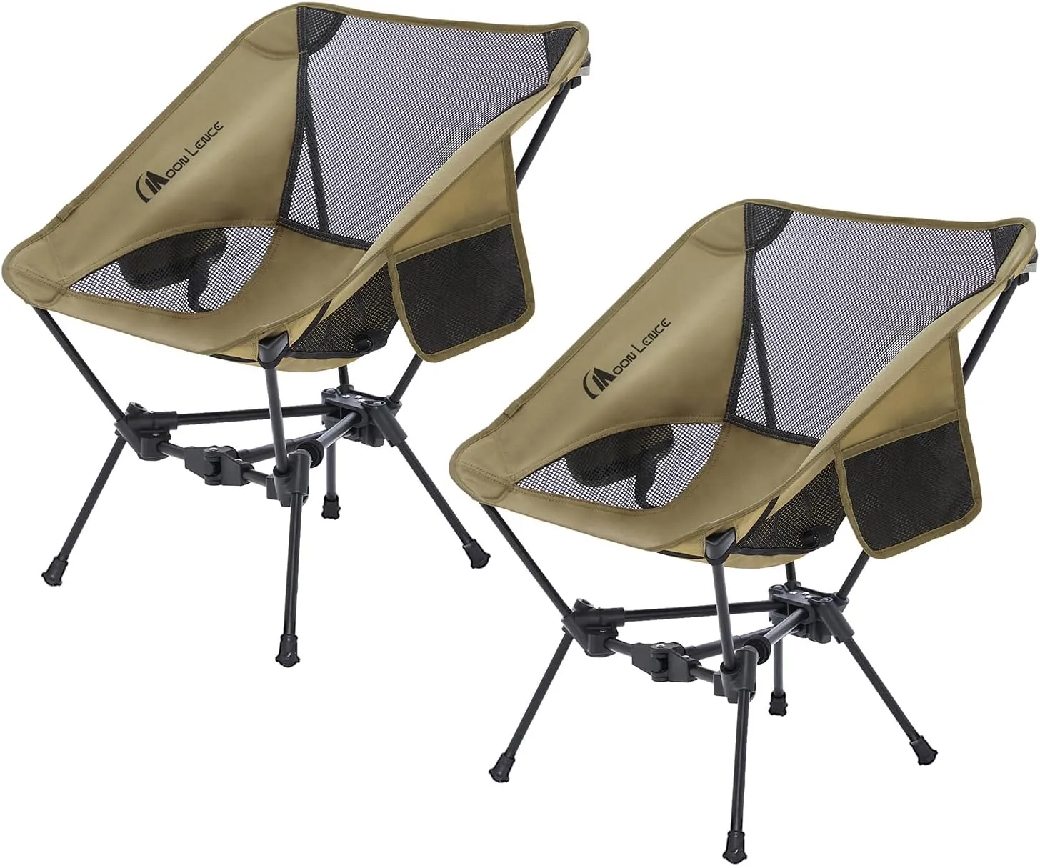 MOON LENCE Portable Camping Chair Backpacking Chair - The 4th Generation Ultralight Folding Chair - Compact, Lightweight Foldable Chairs for Hiking Mountaineering, Beach