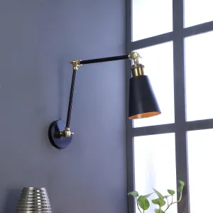 Morden Black Metal Wall Light by SS Lightings