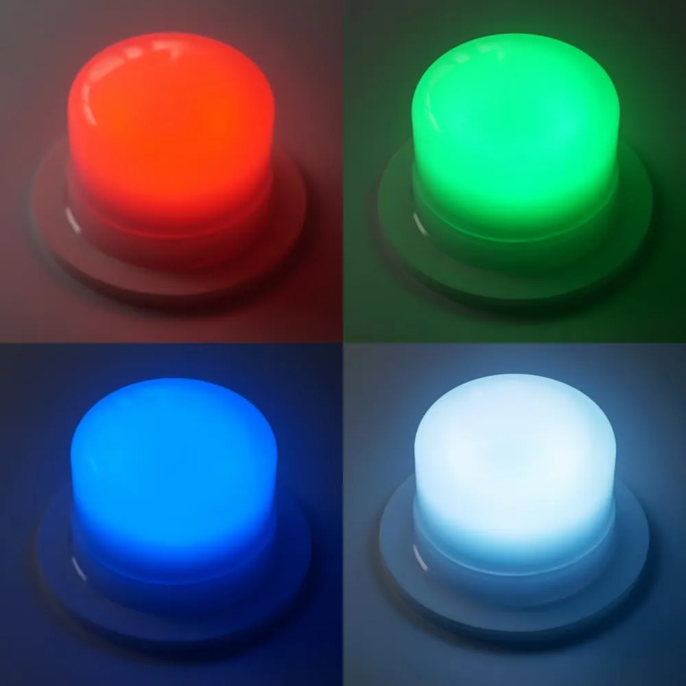 Mr.Go Replacement LED Light Module Parts with Remote Control and Charger for Led Cube & Ball Lights, 16 RGB Colors, 1 Pack (LM117-12)