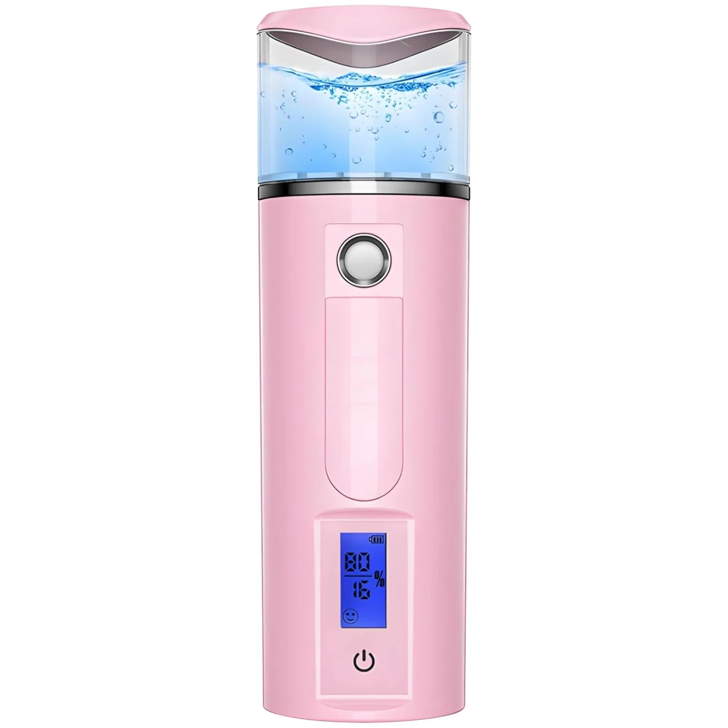 Nano Facial Mister For Eyelash Extensions, Compact Skincare Device, 40Ml Tank, Uv Blue Light Disinfection, Usb Rechargeable, Ideal For Hydration And Beauty Care