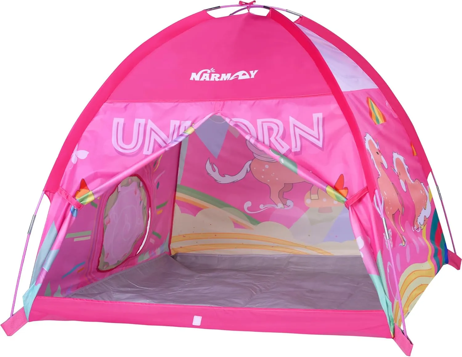 NARMAY® Play Tent Unicorn Dome Tent for Kids Indoor/Outdoor Fun - 48 x 48 x 40 inch
