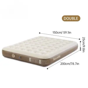 Naturehike C25 Built-in Pump PVC High-Height Inflatable Mattress