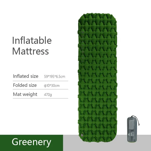 Naturehike Nylon Sleeping Pad Lightweight Moisture-proof Air Mattress Portable Inflatable Mattress