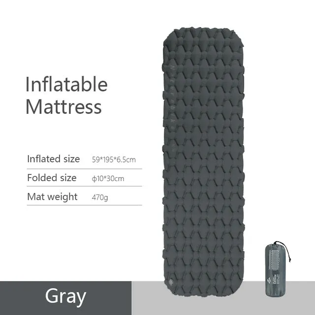 Naturehike Nylon Sleeping Pad Lightweight Moisture-proof Air Mattress Portable Inflatable Mattress