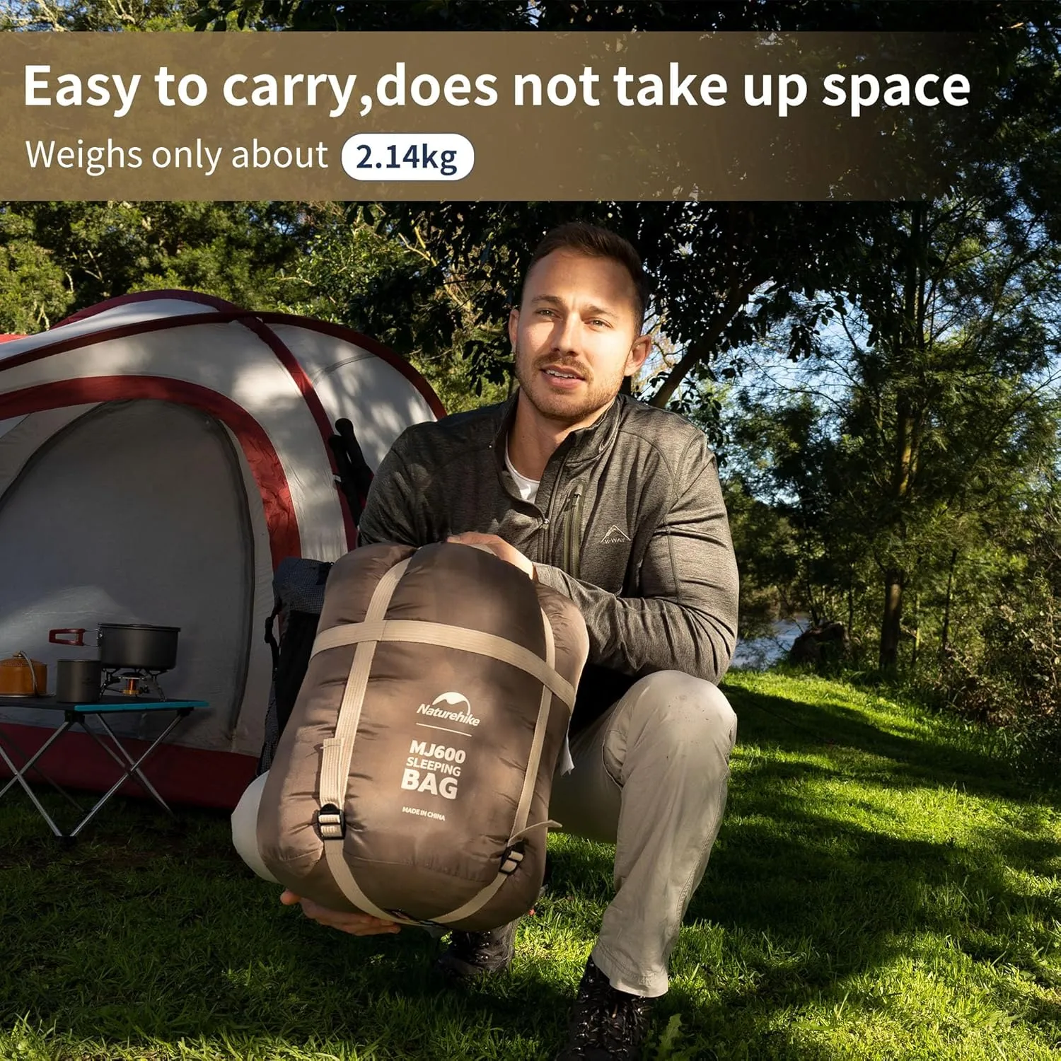Naturehike Sleeping Bags for Adults, 23-39℉ Mummy Backpacking Sleeping Bag, 0 Degree Lightweight Sleeping Bag Warm for Camping, Hiking