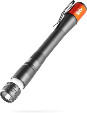 NEBO Inspector 500  Flex Pen Light | 500 Lumens, 8 Light Modes, Rechargeable LED Flashlight & 360 Degree Area Lighting, Magnetic Base, IPX7 Waterproof, Pocket Size for EDC, Includes USB Charging Cable