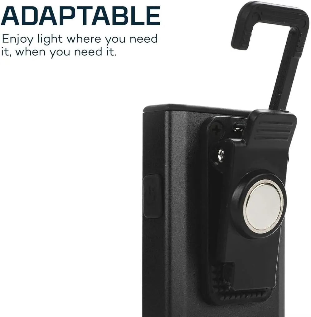 NEBO Slim Work Light, USB Rechargeable Bright Pocket Light with Clip