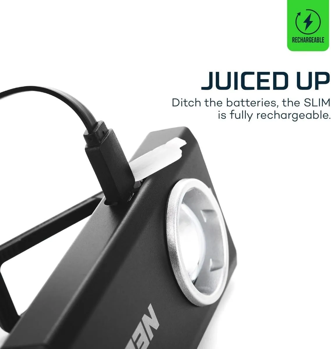 NEBO Slim Work Light, USB Rechargeable Bright Pocket Light with Clip