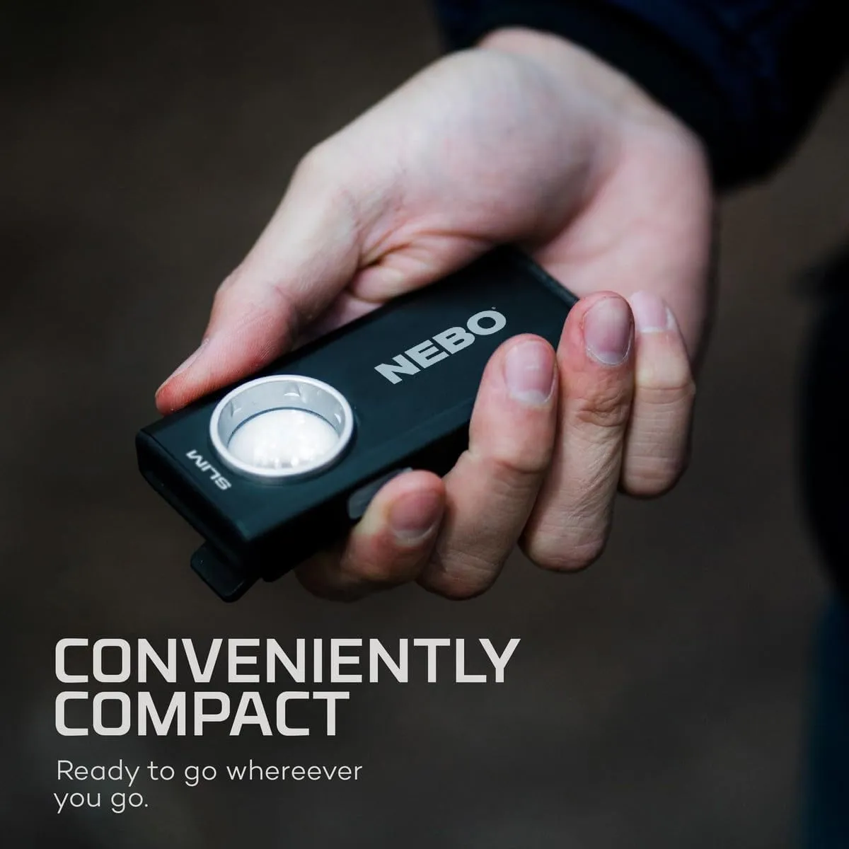 NEBO Slim Work Light, USB Rechargeable Bright Pocket Light with Clip
