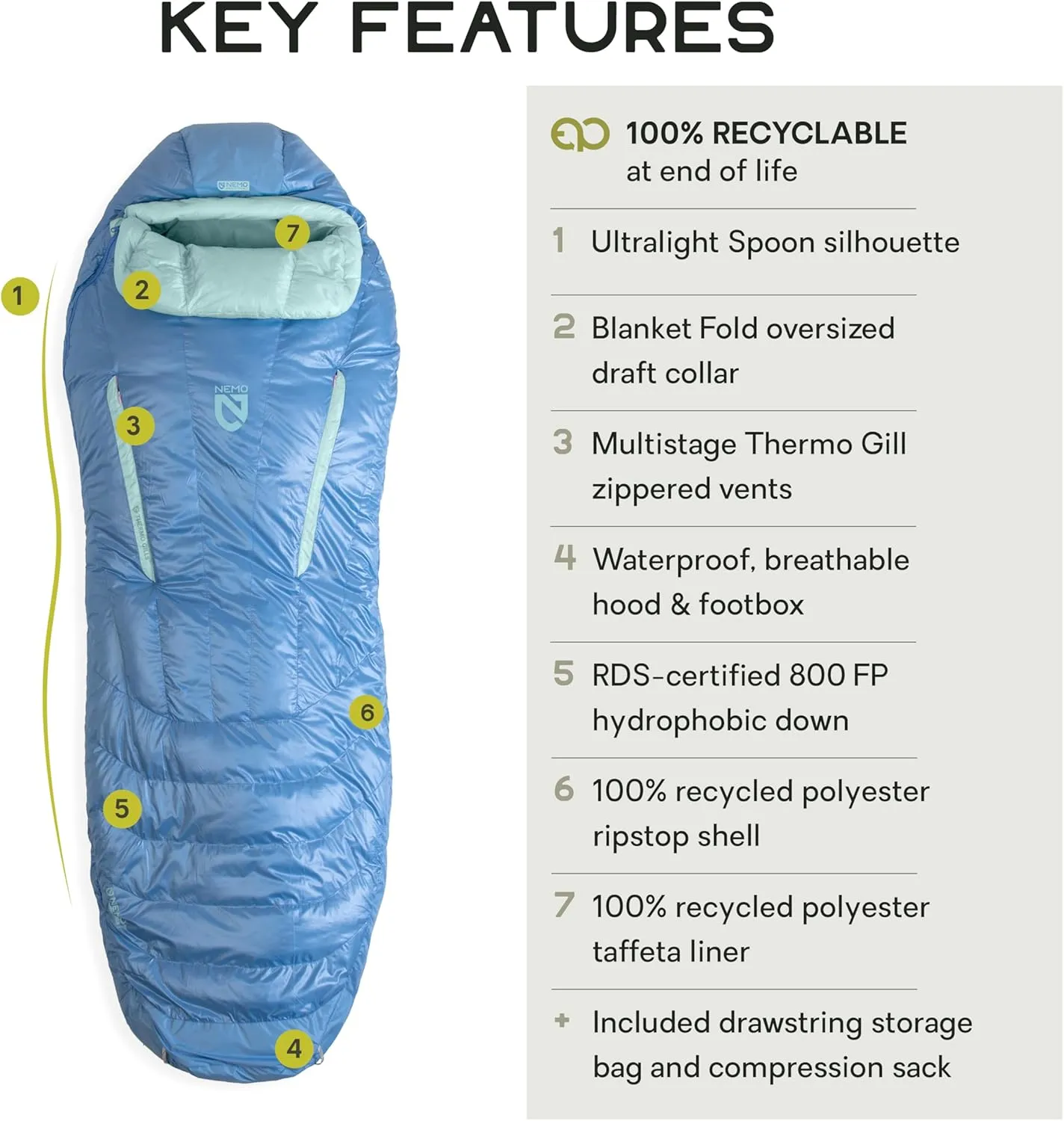 NEMO Equipment Riff Endless Promise Down Sleeping Bag
