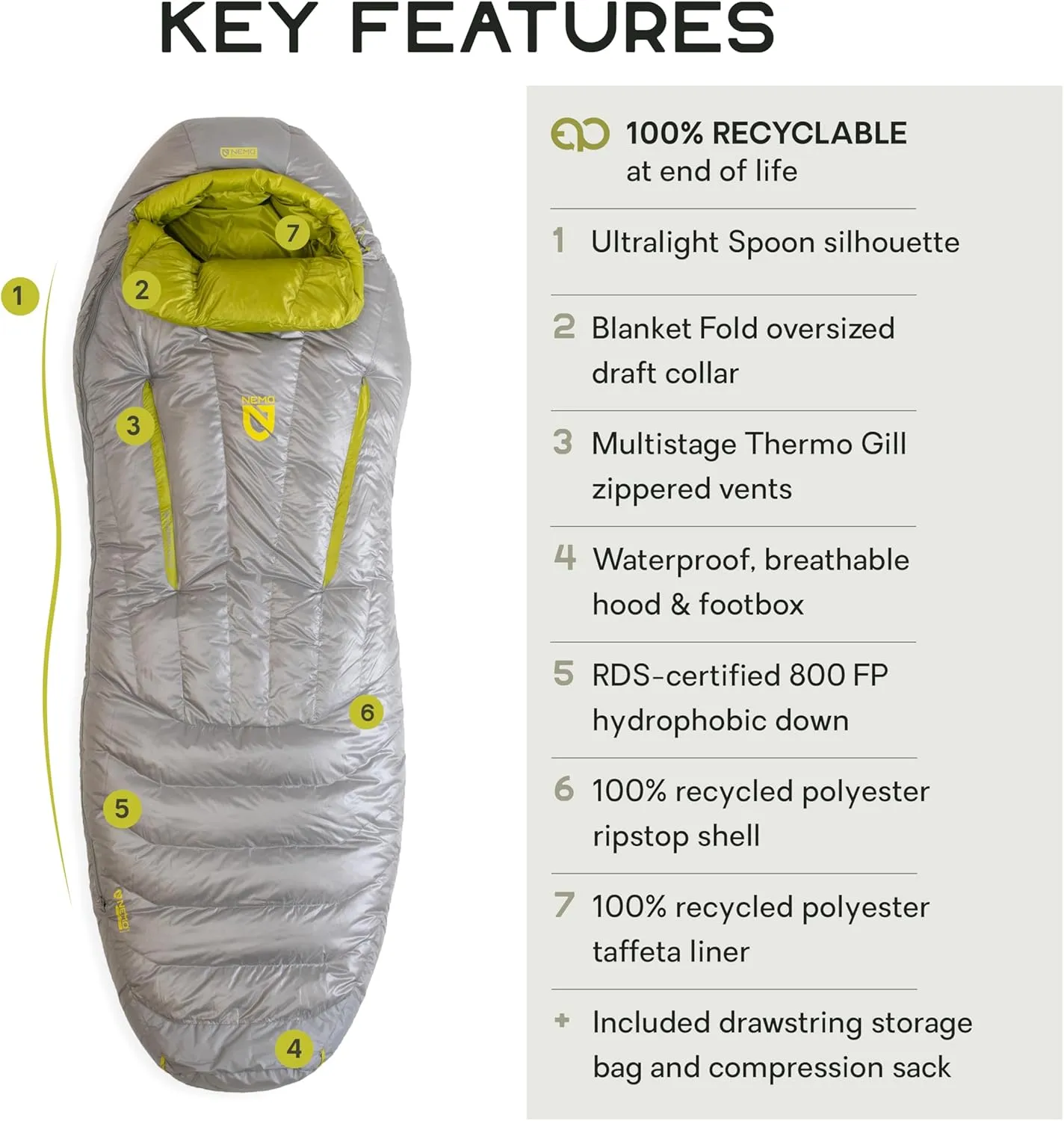 NEMO Equipment Riff Endless Promise Down Sleeping Bag