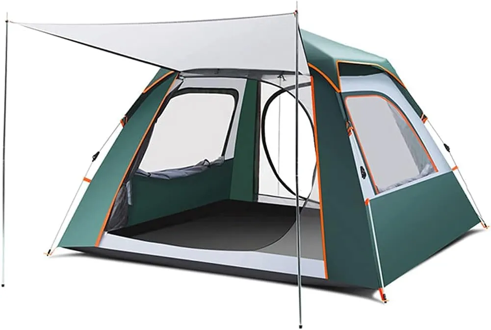NIEH Automatic Instant Pop-Up Tents, Outdoor Picnic Camping Dome Tent 3-4 Person Ventilated Sun-Proof Rain-Proof Large Space