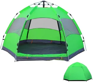 NIEH Outdoor Lightweight Waterproof Tent for 5-8 Man, Portable Pop-Up Beach Tent Anti Quick Set up for Hiking Camping Outdoor Instant