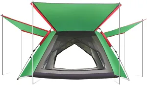 NIEH Pop-Up Tents Water-Resistant & UV Protection Automatic Hydraulic Tents 5-6 Person Camping Sun Shelters Perfect for Beach Outdoor Traveling Hiking Camping Hunting Fishing etc,Green