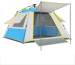 NIEH Tent,Family Hiking Waterproof Camping Tent,Outdoor Ventilation 1-2 People Blue 83x55inch