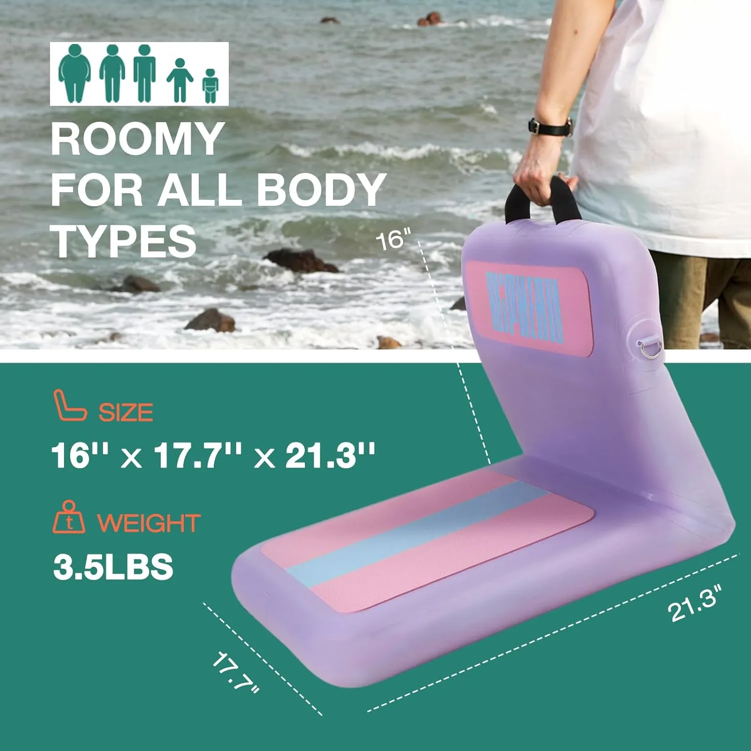 Niphean Inflatable Paddle Board with (Beginner Friendly) StabilTrac Fin and Durable SUP Accessories, 10' Inflatable Stand up Paddle Boards for Adults & Youth, Versatile Yoga Paddle Board, Gift Ideas