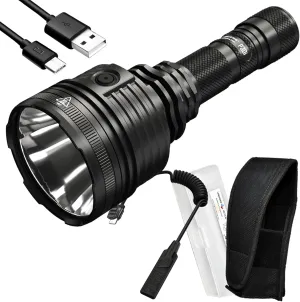 Nitecore P30i 2000 Lumen 1093 Yard Ultra Long Throw USB-C Rechargeable Flashlight with LumenTac Organizer