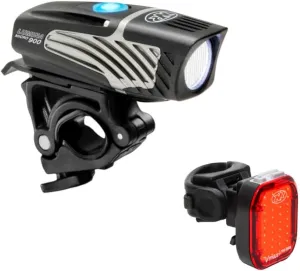 NiteRider Lumina Micro 900 Front Bike Light Vmax  150 Rear Bike Light Combo Pack- USB Rechargeable Bicycle Headlight LED Front Light Water Resistant Mountain Road City Commuting Cycling Safety Flash