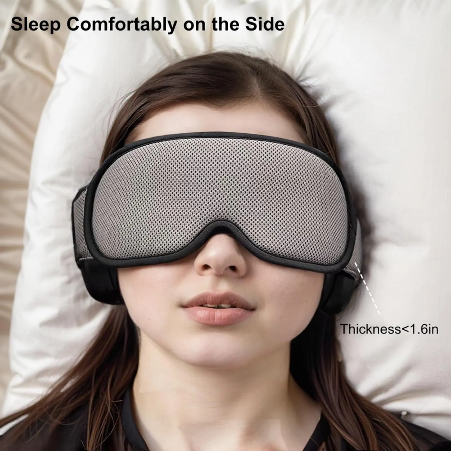 Noise Reduction Ear Muffs, Sound Proof Ear Protection, NRR 30dB, 3D Light-Blocking Sleep Mask,Deep Sleep Set