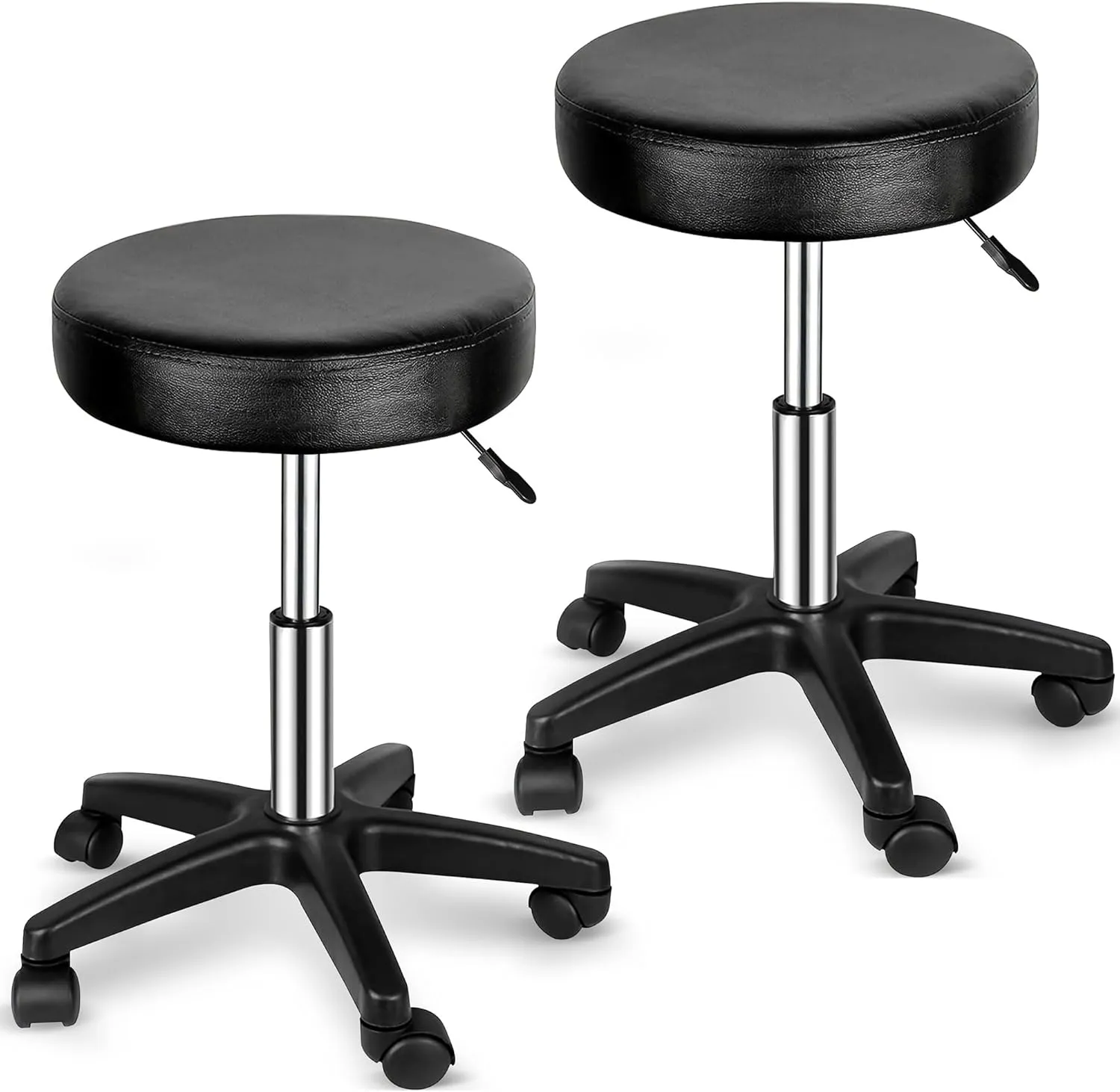 Nova Microdermabrasion Adjustable Hydraulic Rolling Swivel Salon Stool Chair Tattoo Massage Facial Spa Stool Chair