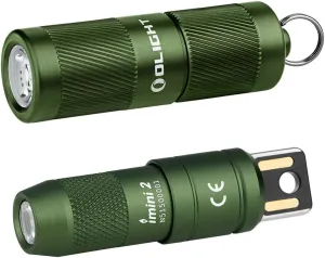 OLIGHT I1R 2 Pro Eos 180 Lumens EDC Rechargeable Keychain Flashlight Bundle with IMINI 2 Rechargeable Keychain Flash Light