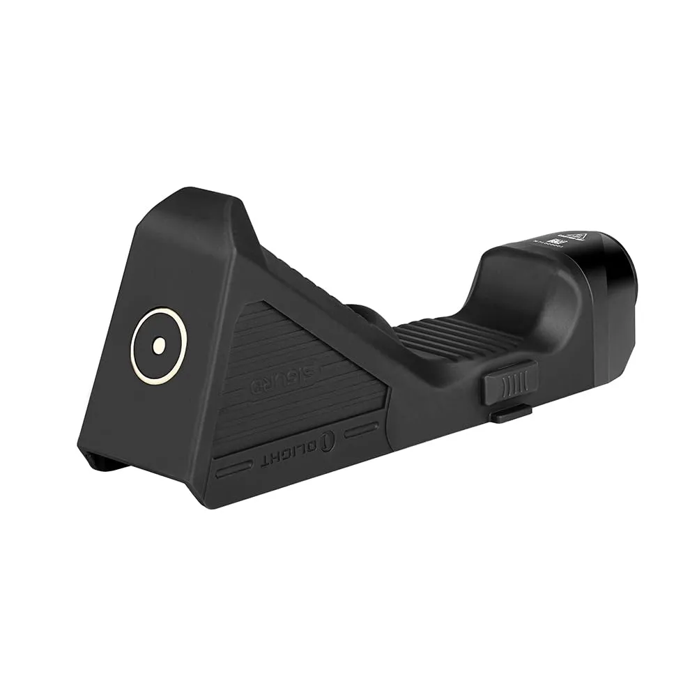 OLIGHT Sigurd 1450 Lumens Rechargeable Flashlight, 240 Meters of Throw, Built-in Battery, Black