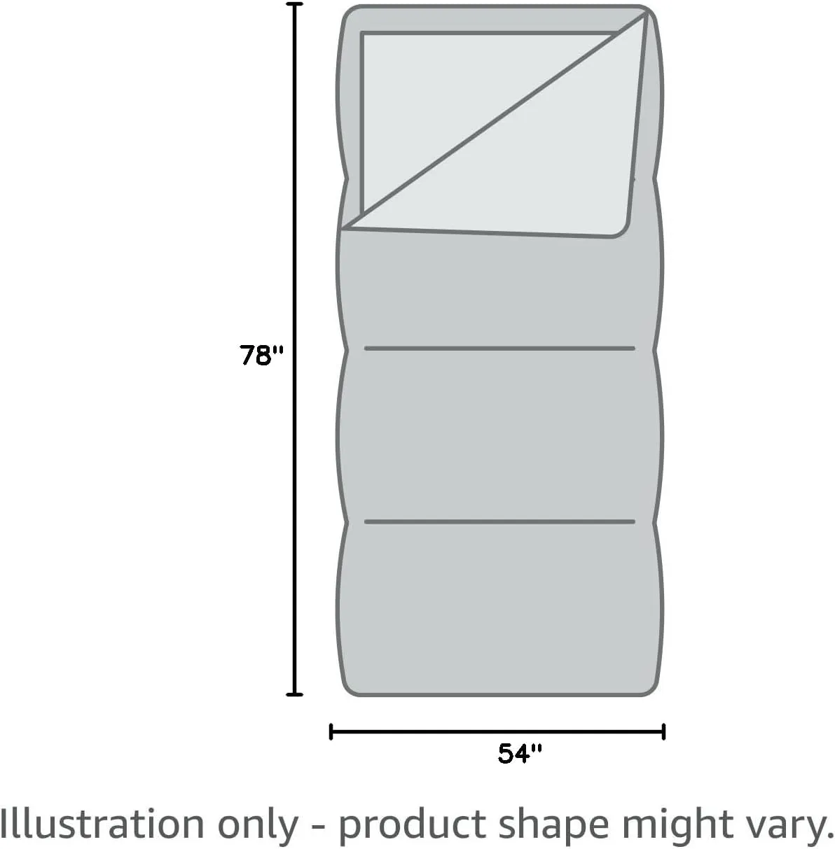 Onewind Hammock Top Quilt with Footbox, Lightweight and Portable Sleeping Quilt Camping Sleeping Bag for Backpacking and Hiking