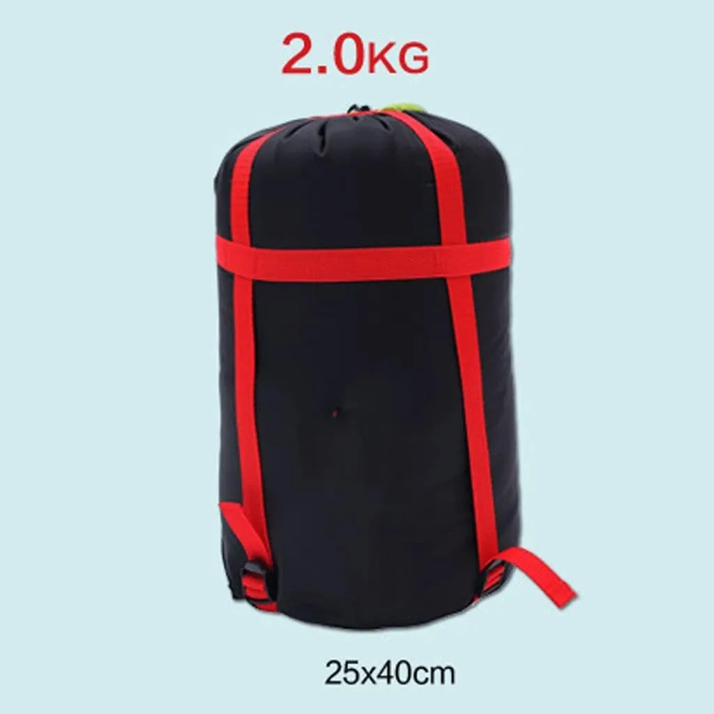 Outdoor Adult Cotton Sleeping Bag Patchable Envelope Sleeping Bag for All Seasons Dirty Travel Lunchtime Indoor