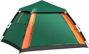 Outdoor Automatic Quick Open Tent, 3-4 Person, Modern Style, Waterproof, 4 Season, Camping & Hiking