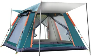 Outdoor Automatic Quick Open Tent – Waterproof Camping Tent with Rainfly, Instant Setup, Family Tent with Carrying Bag