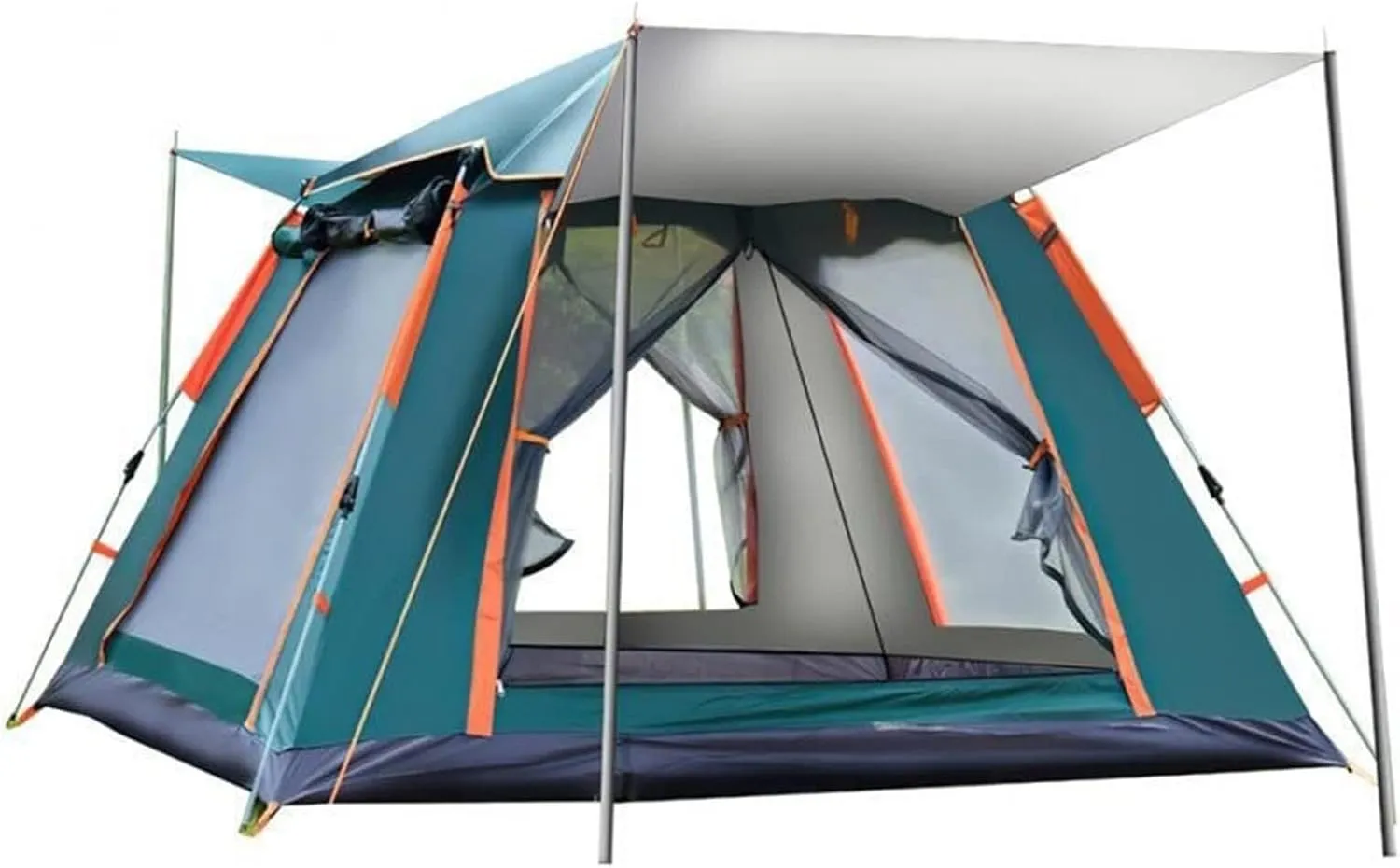 Outdoor Automatic Quick Open Tent – Waterproof Camping Tent with Rainfly, Instant Setup, Family Tent with Carrying Bag
