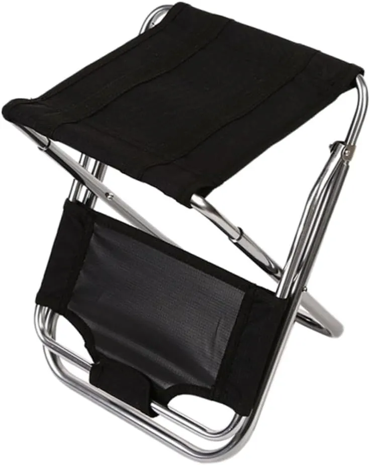 Outdoor Camping Chair Foldable Picnic Stool Portable Fishing Chair for Travel Sports Events and Gardens Compact Design Space Saving Convenience Durable Construction