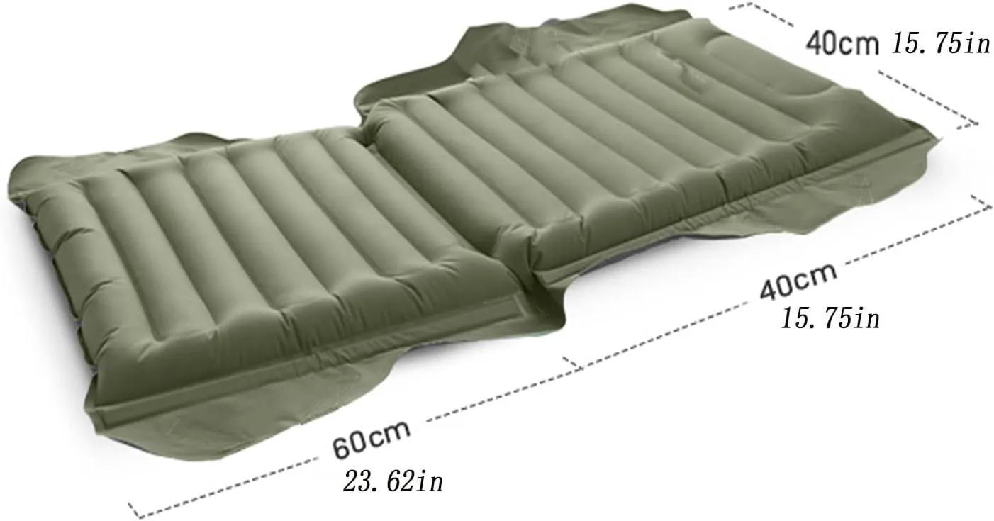 Outdoor Camping Inflatable Folding Chair Portable Seat Cushion Back Recliner Inflatable Sofa Air Cushion Chair Suitable for Garden Camping
