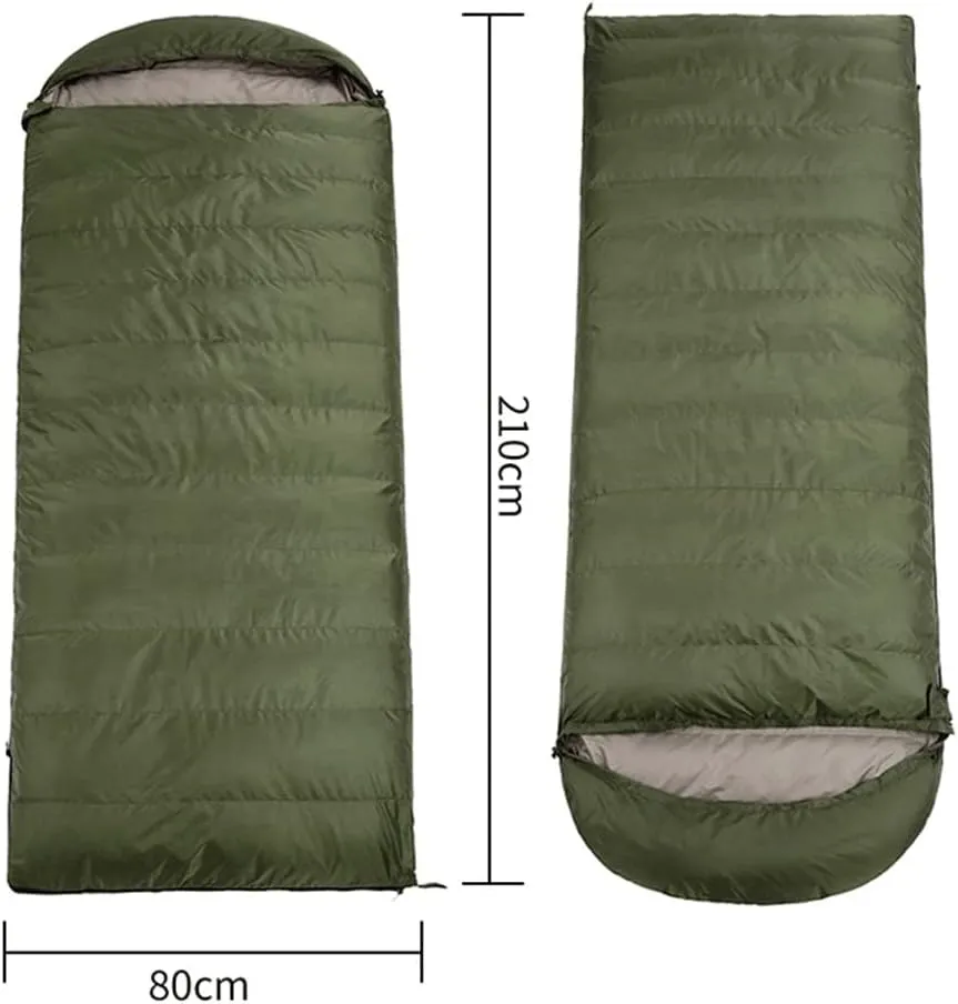 Outdoor Camping Sleeping Bag Hiking Training Lunch Break Duck Down Sleeping Bag Four Seasons Adult Ligh