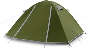 Outdoor Camping Tent 2-4 Person Camping Tents Waterproof Windproof Family Tent Easy Set Up Portable Tent with Carry Bag for Outdoor Camping/Hiking