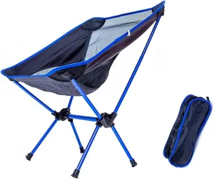 Outdoor Chair Folding Camping Chair Outdoor Leisure Beach Chair Rest Lunch Break Seat Portable Folding Mesh Chair Folding Backpacking Chair for Camping Camping Chair Foldable Chair