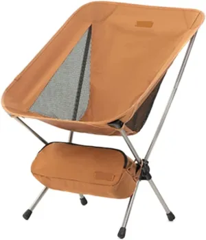 Outdoor Chair Folding Camping Chair Ultralight Backpack Camping Chair Travel Hiking Foldable Portable Outdoor Beach Backpack Seat, Breathable Double-Sided Mesh Camping Chair Foldable Chair ( Color : O
