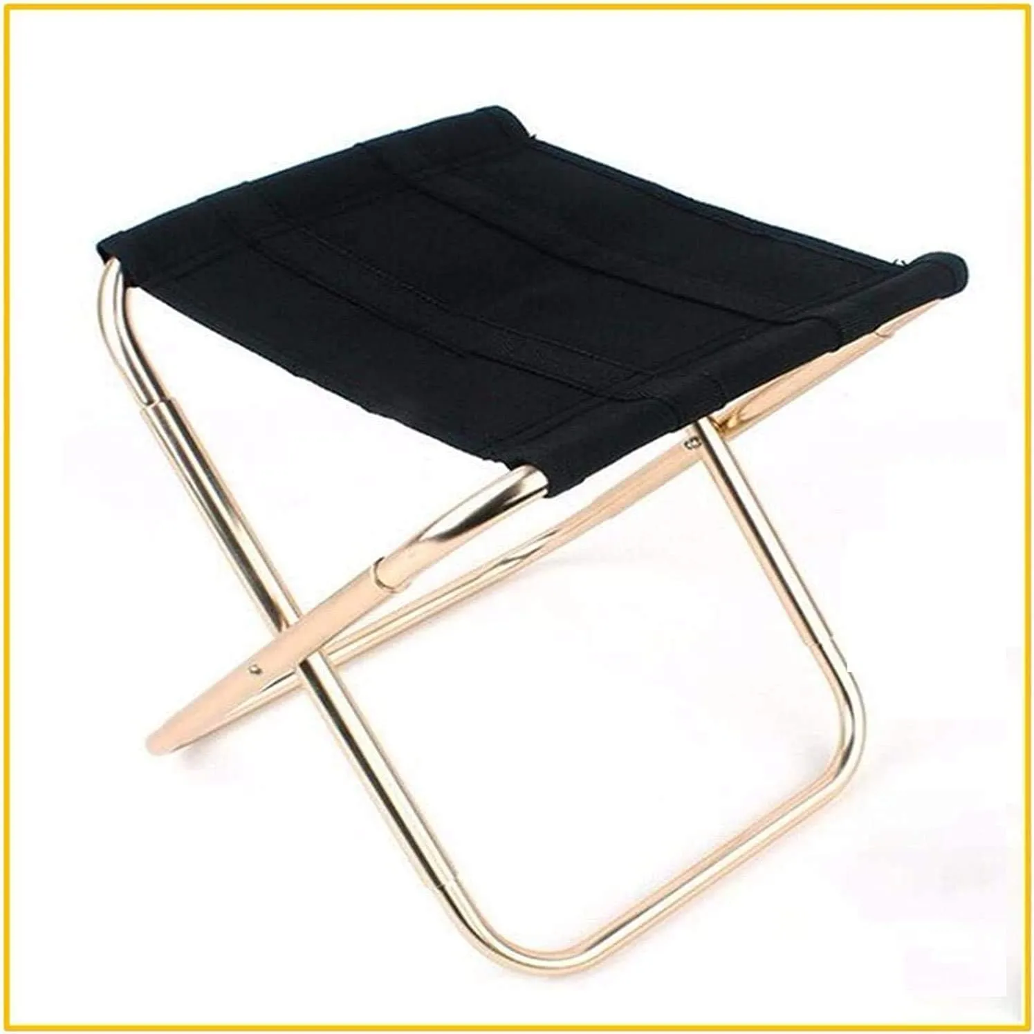 Outdoor Foldable Fishing Chair Ultra Light Weight Portable Folding Camping Aluminum Alloy Picnic Fishing Chair with Bag Chaise de Tabouret de Plage Matériel de Camping