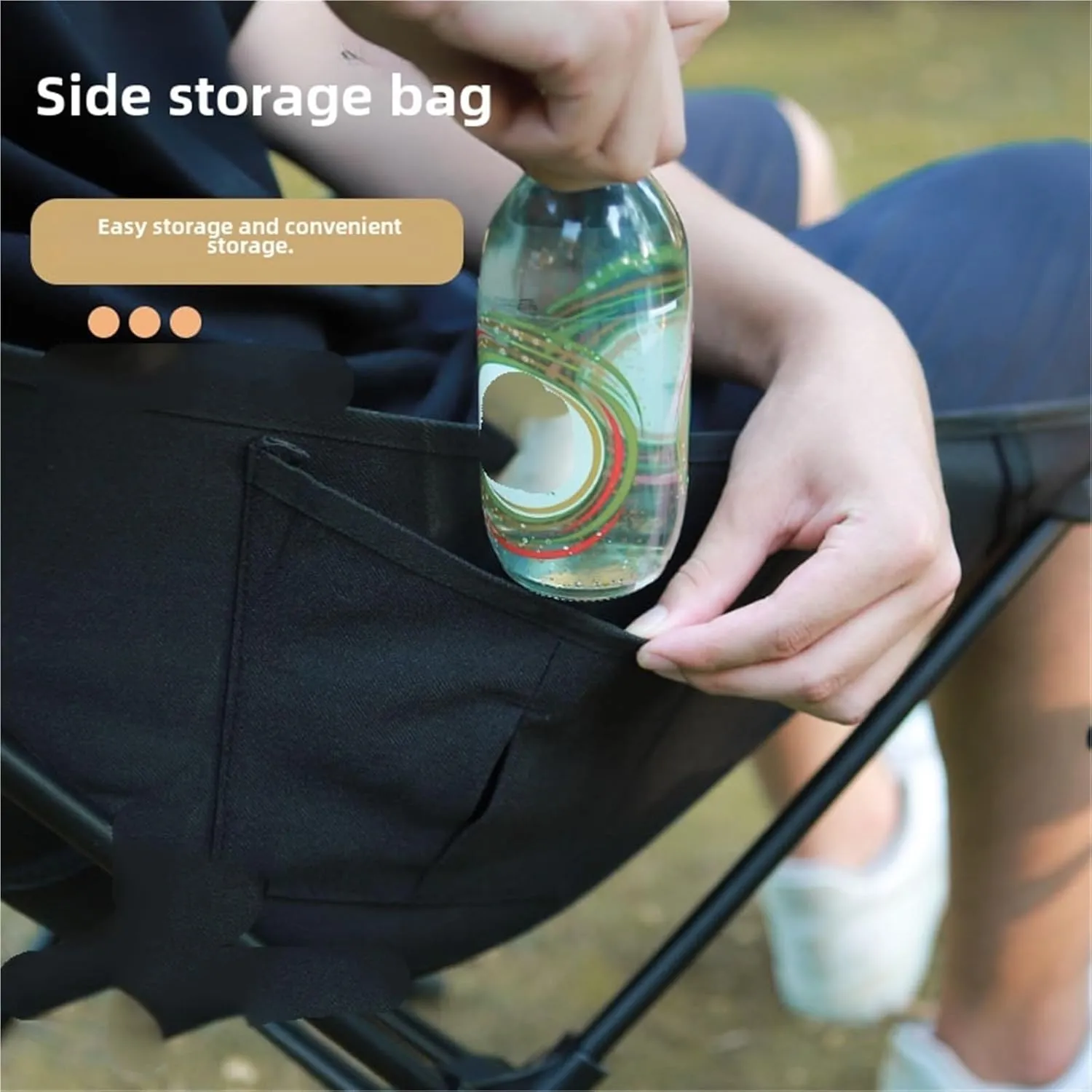 Outdoor Folding Chair Alloy Ultra-Light Portable Fishing Director Beach Camping High Back Chair