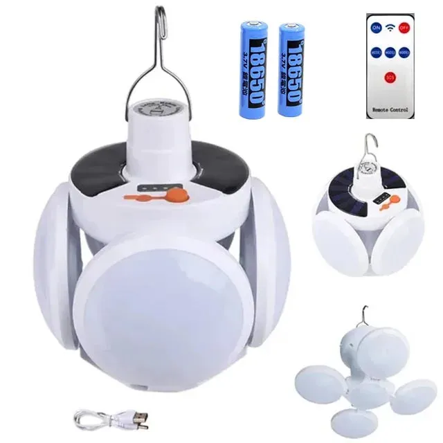 Outdoor Solar Folding Light – USB Rechargeable