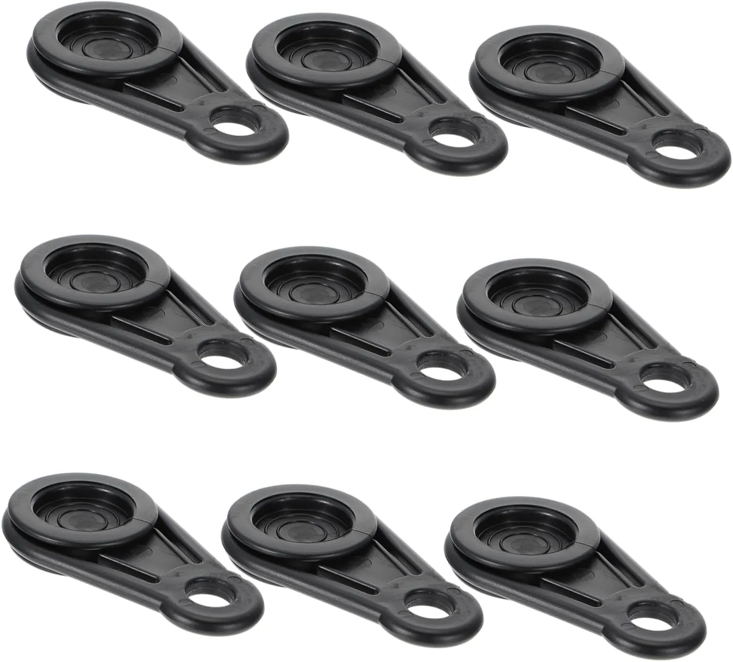 Outdoor Tent Tarp Shelter Clips Pcs Plastic Clamp Grabbers for Camping Tarp Awning Trap