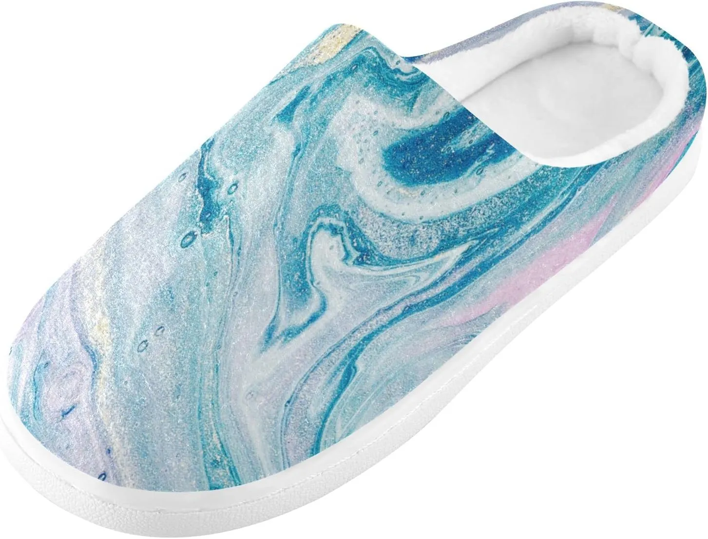 Oyihfvs Unisex Memory Foam Warm Slippers Comfort Soft Casual Shoes for Indoor Outdoor S-XXXL