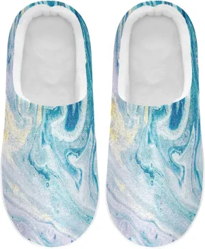 Oyihfvs Unisex Memory Foam Warm Slippers Comfort Soft Casual Shoes for Indoor Outdoor S-XXXL