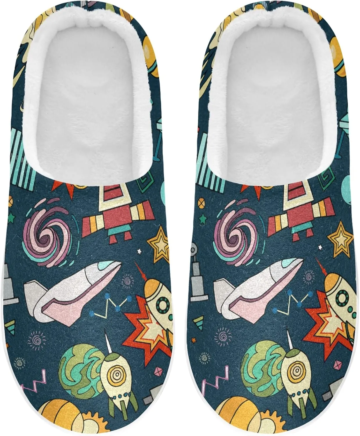 Oyihfvs Unisex Memory Foam Warm Slippers Comfort Soft Casual Shoes for Indoor Outdoor S-XXXL