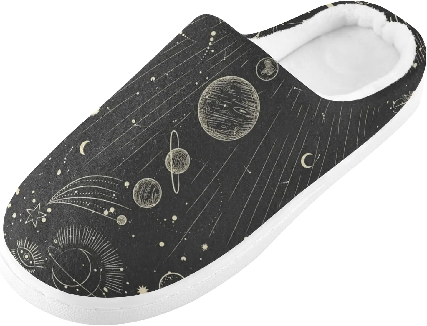 Oyihfvs Unisex Memory Foam Warm Slippers Comfort Soft Casual Shoes for Indoor Outdoor S-XXXL