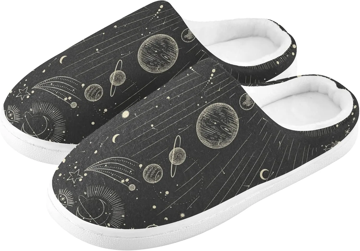 Oyihfvs Unisex Memory Foam Warm Slippers Comfort Soft Casual Shoes for Indoor Outdoor S-XXXL