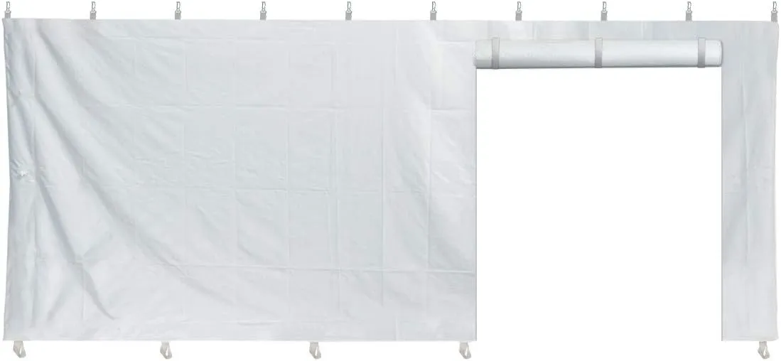 Party Tents Direct 20'x20' Weekender West Coast Tent Frame Party Tent with Sidewalls (White) - Tents for Parties, Weddings, Birthdays, Banquets, Fiestas, Workshop, Outdoor Event